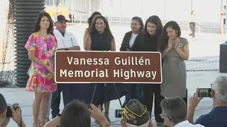 Houston-area highway formally dedicated to murdered US Army soldier Vanessa Guillen