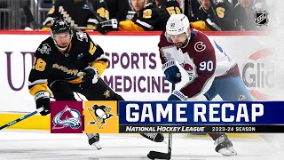 Avalanche @ Penguins 10/26 | NHL Highlights 2023