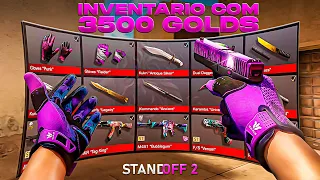 dei um INVENTÁRIO COMPLETO de 3500 GOLDS para INSCRITO! ( COM FACA E LUVA ) 🔴 STANDOFF 2