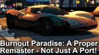 [4K] Burnout Paradise Remastered: Xbox One X/Xbox One vs Original PC - Not Just A Port!