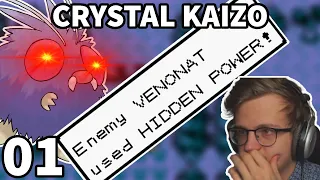These early Trainers are INSANE - Crystal Kaizo Nuzlocke Pt. 1