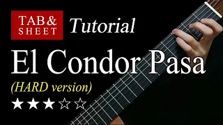 El Condor Pasa (HARD version) - Fingerstyle Lesson + TAB