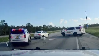 Florida Sheriff Wild Pursuit Ends with PIT