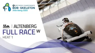 Altenberg | BMW IBSF World Championships 2020 - Women's Bobsleigh Heat 1 | IBSF Official