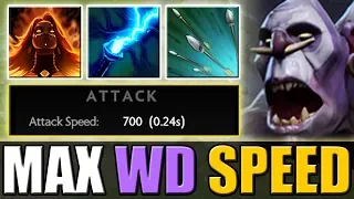 700 Attack Speed WD Damage Imba [Static Link + Focus Fire] Dota 2 Ability Draft