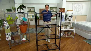 Pop-It Large 4-Tier Heavy Duty Rack with Caster Wheels on QVC