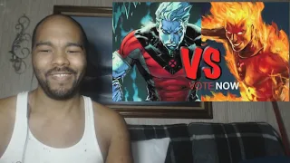 Iceman Vs. Human Torch & Link Vs. Goku Rap Battle DOUBLE REACTION | KrimReacts #344