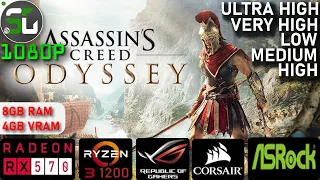 Assassins Creed Odyssey RYZEN 3 1200 RX 570 4GB