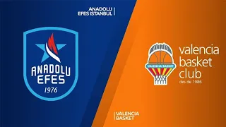 Anadolu Efes vs Valencia Basket 1.Yarı Full İzle | Euroleague 27.Hafta