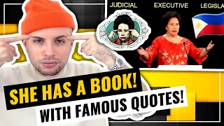 Miriam Defensor Santiago - STUPID IS FOREVER FAMOUS QUOTES! | SHE'S AWESOME! | HONEST REACTION