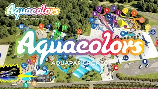 Aquacolors water slides Croatia