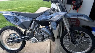 yz125 first ride