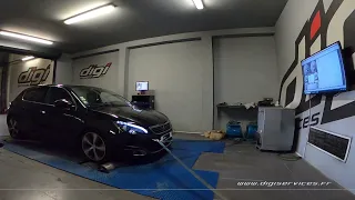 Peugeot 308 2.0 BlueHDI 150cv AUTO Reprogrammation Moteur @ 190cv Digiservices Paris 77 Dyno