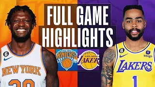 Game Recap: Knicks 112, Lakers 108