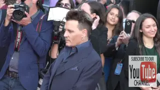 Johnny Depp at the Premiere Of Disney's Alice Through The Looking Glass at El Capitan Theatre in Hol