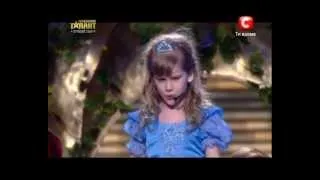 Semifinal - Ukraine's Got Talent 2012 - 6 years old musical whistler Vlada Marinkevich