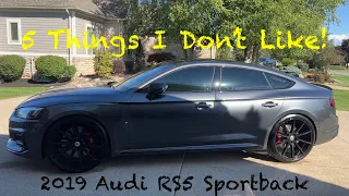 5 Things I Don’t Like About the B9 Audi RS5!