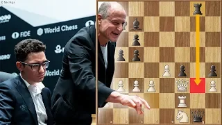 The Harrelson Blunder | Caruana vs Carlsen 2018. | Game 1