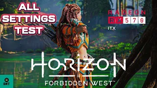 Horizon Forbidden West - RX 570 - 1080P All Settings Test - and FSR 3 mod test