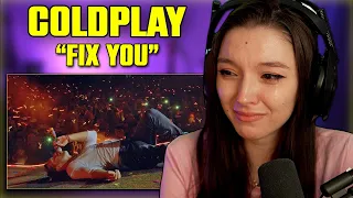 Coldplay - Fix You | FIRST TIME REACTION | (Live In São Paulo)