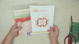 Unboxing 2018 Designer Mystery Block of the Month, Block 4