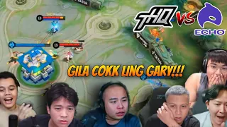 REAKSI CASTER DAN STREAMER INDO MELIHAT LING GARY DAN BACK DOOR DARI TEAM HAQ MATCH 4