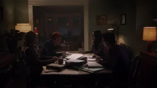 Riverdale 5x19 Archie Betty Veronica and Jughead discuss about Riverdale future Cheryl Mad at them.