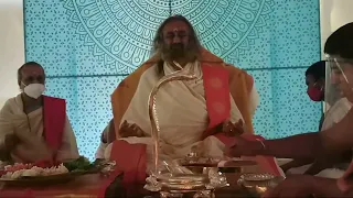 Monday Rudra Puja with Gurudev   22  Nov 2021 (tdhome)