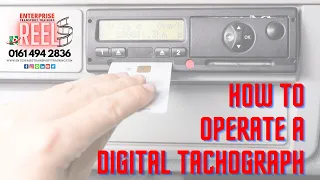 How To Operate A Digital Tachograph (Manual Entries)