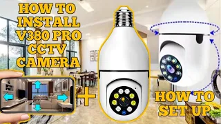 V380 PRO CCTV CAMERA HOW TO INSTALL & SET UP TO CELLPHONE