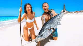 Catch And Cook With Pole Spear On Remote Islands