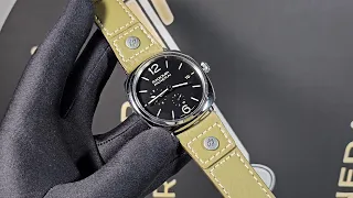 Panerai OEM Calfskin Vert Militaire Strap on 47mm PAM00323 Radiomir 10 Days GMT 4K