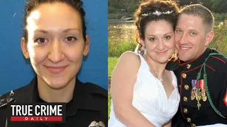 Police officer ambushed and shot with her own service weapon by Marine veteran husband