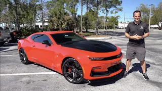 Is the Chevrolet Camaro SS 1LE a better muscle car than a 2021 Mach 1?