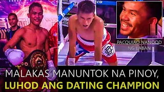 Pinoy na Mabilis at Malakas Manuntok, Lumuhod ang Dating Champion at Knockout Artist!