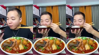 ASMR MUKBANG| eating show, soup, roasted fish, rice, vegetable, yummy!