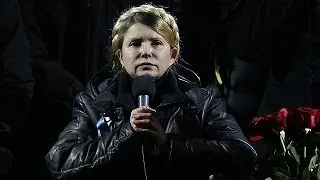 Tymoshenko hails "heroes of Maidan" and calls for more protests