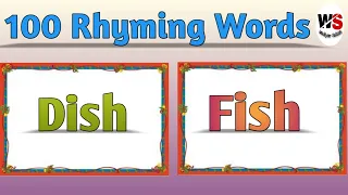 Rhyming Words / Rhyming Words English  - यमक जुळणारे शब्द / यमक जुळणारे इंग्रजी शब्द