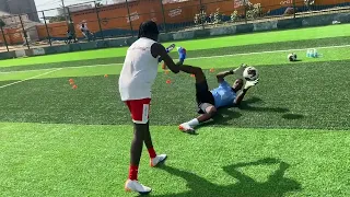 Real de banjul goalkeepers Warm up match day 🇬🇲