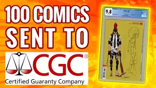 💥 100 Comics 💥 CGC Submission // Unboxing and Reveal!