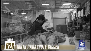 Service in the 160th Special Operations Aviation Regiment: Army MOS 92R Parachute Rigger