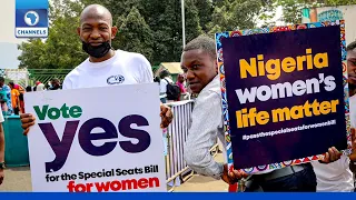 International Women Day: Nigerian Women Protest In Abuja Over Issues Of Inclusion
