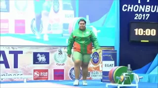 2017 Thailand Princess Cup Weightlifting + 90 kg A