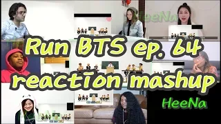 [BTS] Run BTS 달려라 방탄 ep.64｜reaction mashup