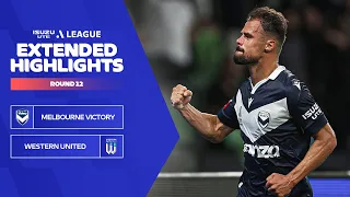 Melbourne Victory v Western United FC - Extended Highlights | Isuzu UTE A-League 2023-24 | Round 12