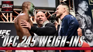 UFC 245 Ceremonial Weigh-ins | State of Combat