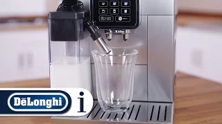 How to make the perfect cappuccino in your De'Longhi Dinamica ECAM 350.55.B and ECAM 350.75.S