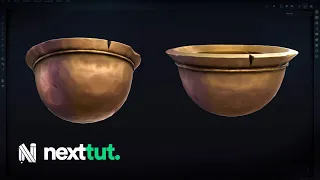 How to create a Stylized Golden Bowl! Maya + ZBrush & Subastance Painter