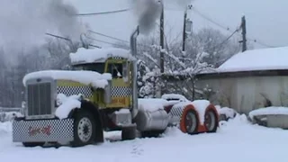 Winter Cold Start Truck Compilation