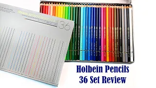 Holbein Colored Pencils 36 Set Review - Sent by Discovery Japan!